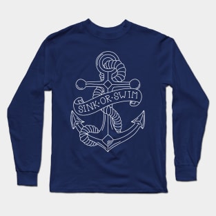 Vintage Anchor Tattoo Long Sleeve T-Shirt